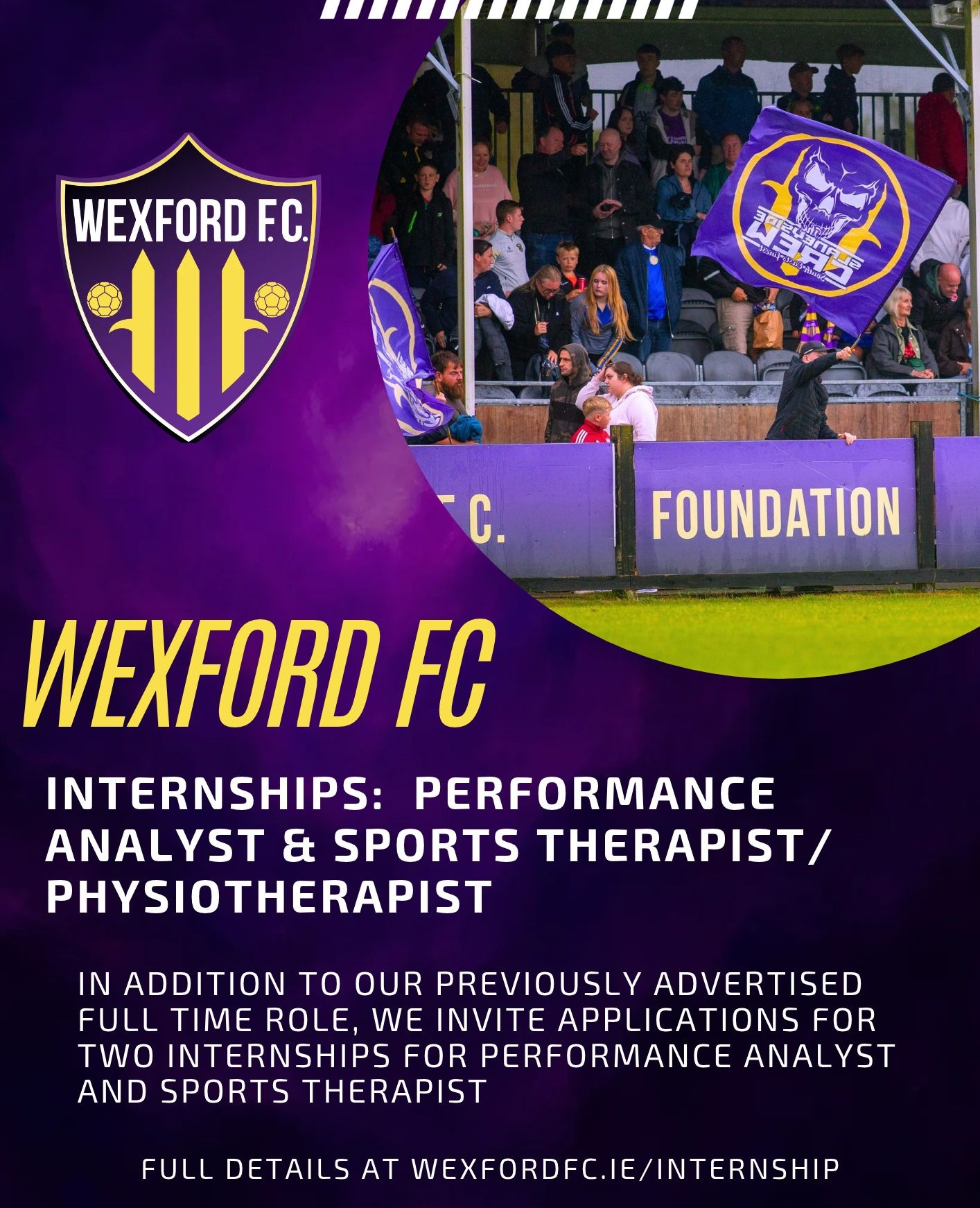 Wexford FC Recruiting: Internships