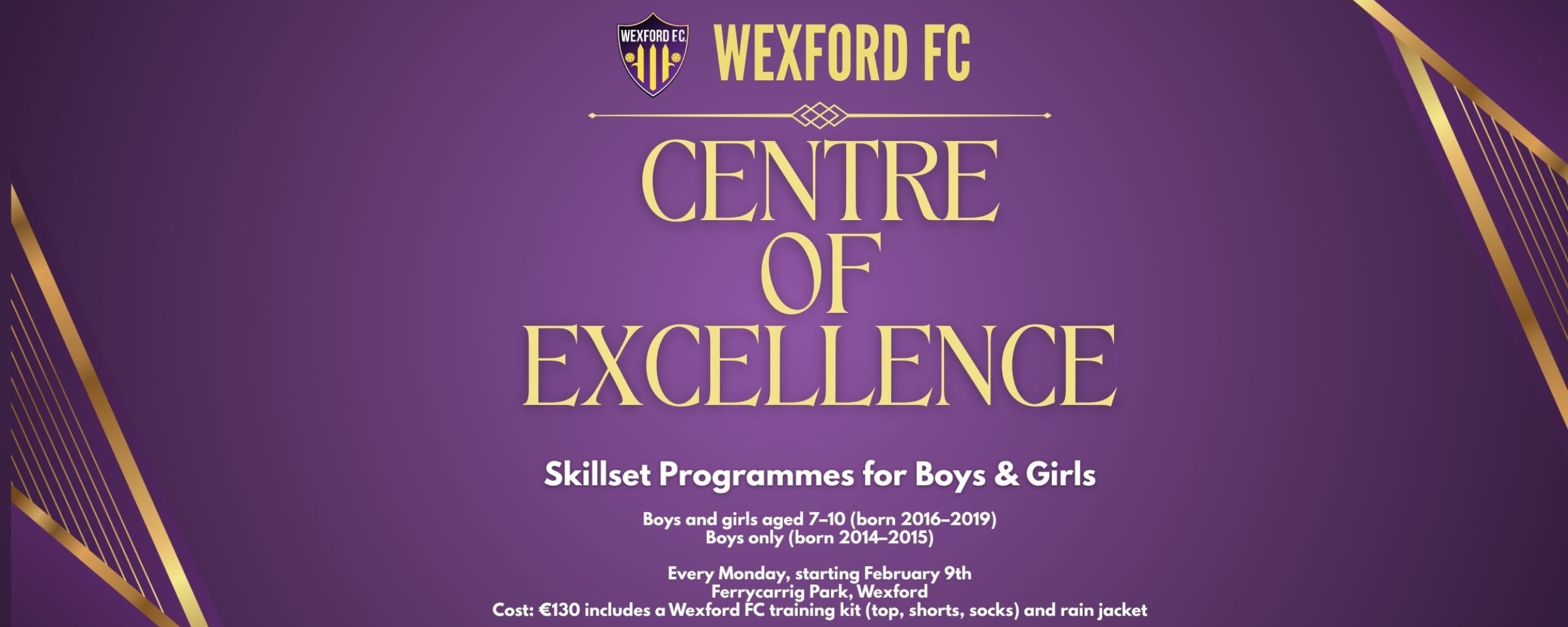 Purple and Gold Modern Elegant Formal Luxury Company Project Proposal Presentation (2400 x 1000 px)